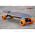 QWMOTO Brushless Motor 24V lithium battery 80W 4 wheel mini Electric powered Maple Wood Skateboard for Cheap sale